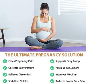 Maternity Belt Pregnancy Belt Maternity Belly Band Breathable Adjustable Abdominal Binder Support for Pelvic Hip Lumbar Lower Back