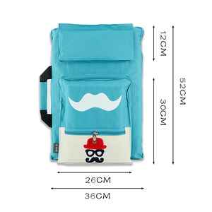 Kids Art Bag for A3 Drawing Board Paint Set Travel Sketch Bag for Canvas Painting Art Supplies for Children Backpack Art