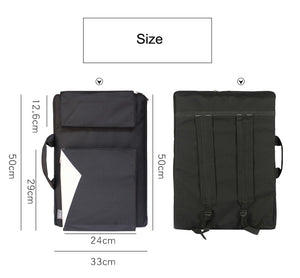 Kids Art Bag for A3 Drawing Board Paint Set Travel Sketch Bag for Canvas Painting Art Supplies for Children Backpack Art