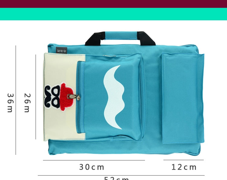 Kids Art Bag for A3 Drawing Board Paint Set Travel Sketch Bag for Canvas Painting Art Supplies for Children Backpack Art