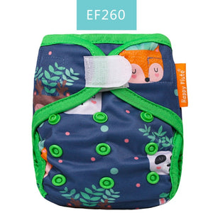 Newborn Tiny Diaper Cover Washable Baby Cover Cartoon Animal Adjustable Nappy Reusable Cloth Diapers Available