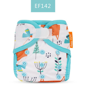 Newborn Tiny Diaper Cover Washable Baby Cover Cartoon Animal Adjustable Nappy Reusable Cloth Diapers Available