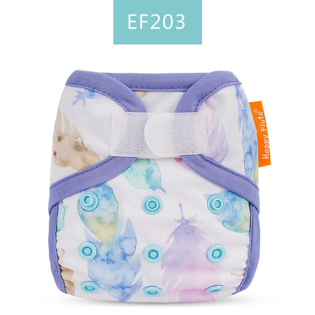 Newborn Tiny Diaper Cover Washable Baby Cover Cartoon Animal Adjustable Nappy Reusable Cloth Diapers Available