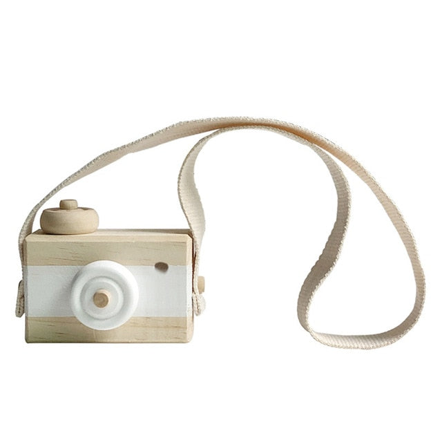 2020 Cute Nordic Hanging Wooden Camera Toys Kids Toys Gift 9.5X6X3cm Room Decor Furnishing Articles Christmas Gift  Wooden Toy