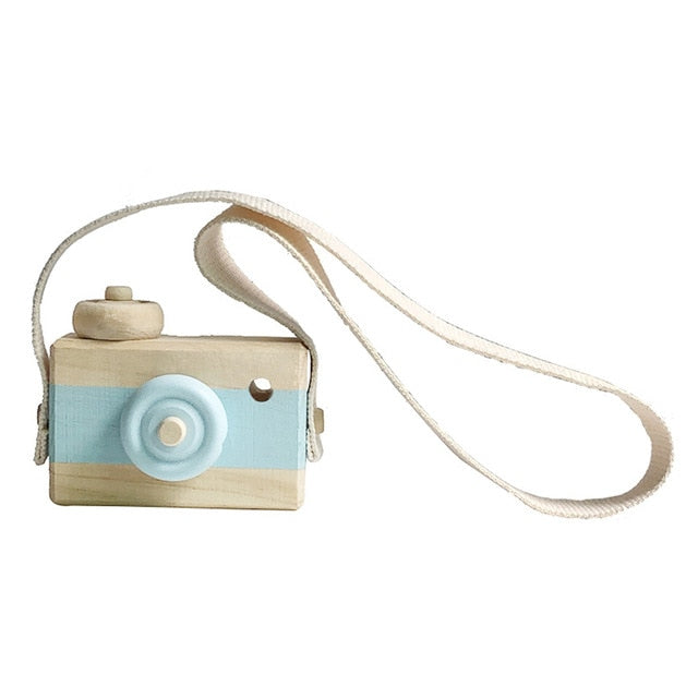 2020 Cute Nordic Hanging Wooden Camera Toys Kids Toys Gift 9.5X6X3cm Room Decor Furnishing Articles Christmas Gift  Wooden Toy