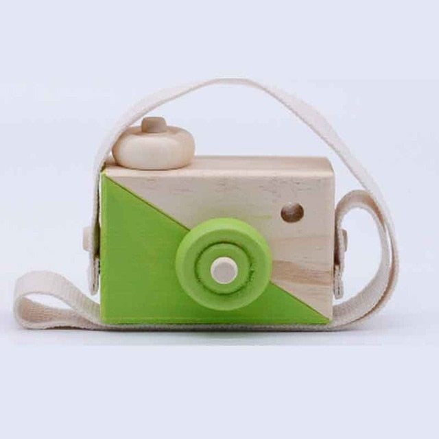 2020 Cute Nordic Hanging Wooden Camera Toys Kids Toys Gift 9.5X6X3cm Room Decor Furnishing Articles Christmas Gift  Wooden Toy