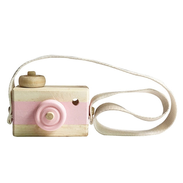 2020 Cute Nordic Hanging Wooden Camera Toys Kids Toys Gift 9.5X6X3cm Room Decor Furnishing Articles Christmas Gift  Wooden Toy