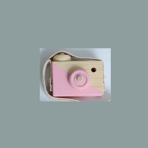 2020 Cute Nordic Hanging Wooden Camera Toys Kids Toys Gift 9.5X6X3cm Room Decor Furnishing Articles Christmas Gift  Wooden Toy