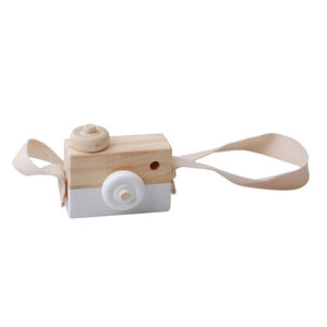 2020 Cute Nordic Hanging Wooden Camera Toys Kids Toys Gift 9.5X6X3cm Room Decor Furnishing Articles Christmas Gift  Wooden Toy
