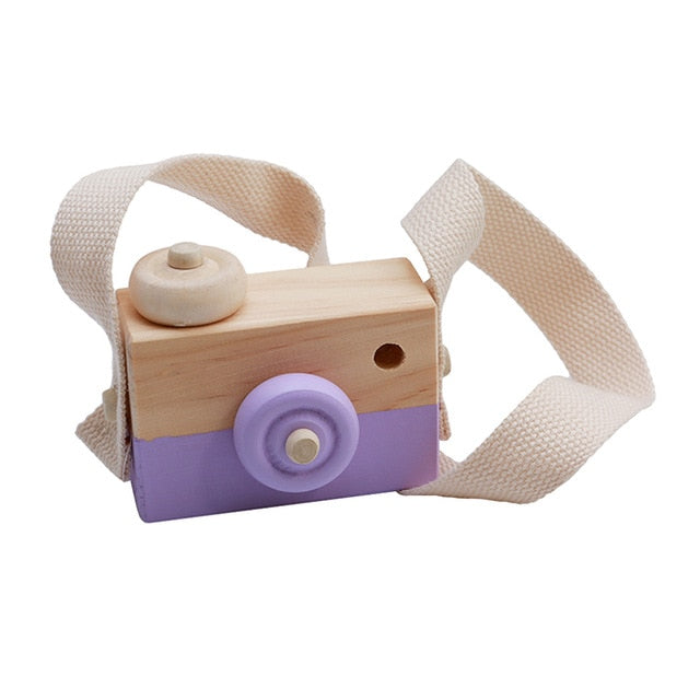 2020 Cute Nordic Hanging Wooden Camera Toys Kids Toys Gift 9.5X6X3cm Room Decor Furnishing Articles Christmas Gift  Wooden Toy