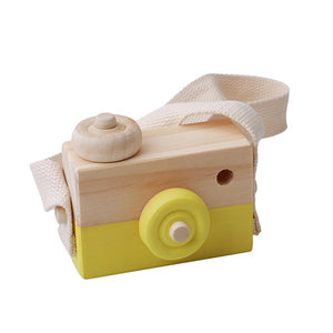 2020 Cute Nordic Hanging Wooden Camera Toys Kids Toys Gift 9.5X6X3cm Room Decor Furnishing Articles Christmas Gift  Wooden Toy