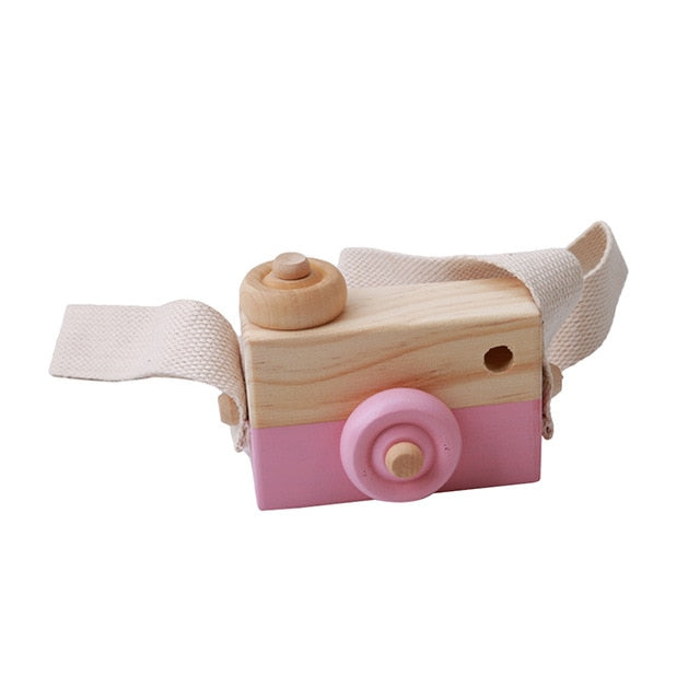 2020 Cute Nordic Hanging Wooden Camera Toys Kids Toys Gift 9.5X6X3cm Room Decor Furnishing Articles Christmas Gift  Wooden Toy
