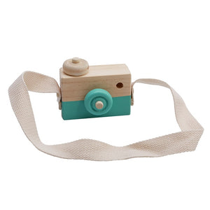 2020 Cute Nordic Hanging Wooden Camera Toys Kids Toys Gift 9.5X6X3cm Room Decor Furnishing Articles Christmas Gift  Wooden Toy