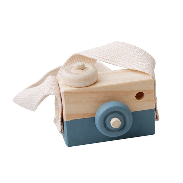 2020 Cute Nordic Hanging Wooden Camera Toys Kids Toys Gift 9.5X6X3cm Room Decor Furnishing Articles Christmas Gift  Wooden Toy