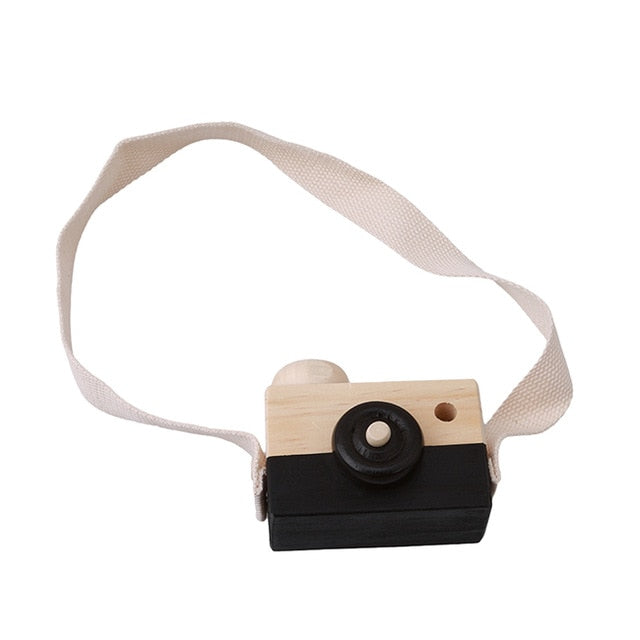 2020 Cute Nordic Hanging Wooden Camera Toys Kids Toys Gift 9.5X6X3cm Room Decor Furnishing Articles Christmas Gift  Wooden Toy
