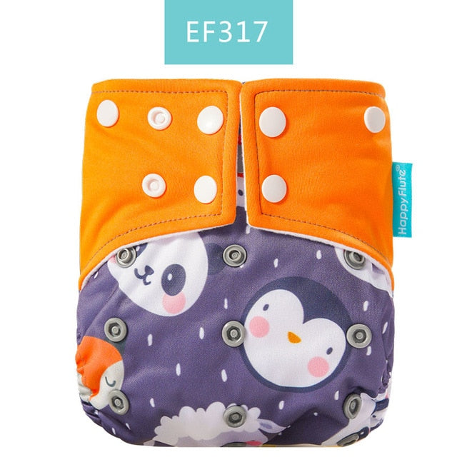 HappyFlute Pocket Diaper Baby Washable Reusable Eco-Friendly Diapers Diaper Cover Pocket Modern Cloth Diapers Nappies