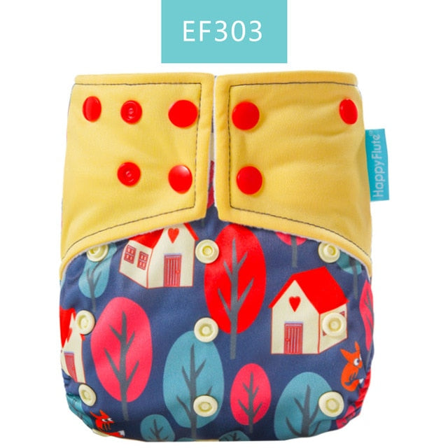 HappyFlute Pocket Diaper Baby Washable Reusable Eco-Friendly Diapers Diaper Cover Pocket Modern Cloth Diapers Nappies