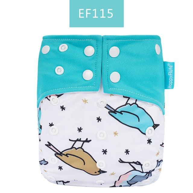 HappyFlute Pocket Diaper Baby Washable Reusable Eco-Friendly Diapers Diaper Cover Pocket Modern Cloth Diapers Nappies
