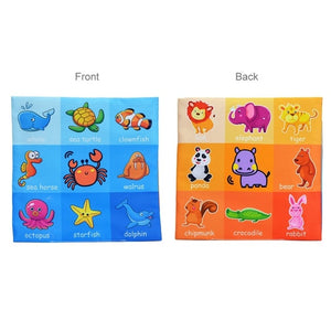 Baby Toys For Newborn Soft Cloth Book 0-12 Months Kids Learning Educational Black/White Cognition Rustle Sound Newspaper