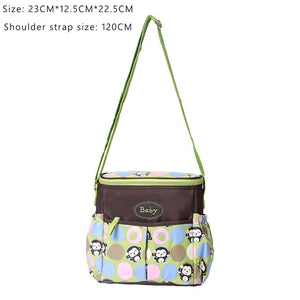 Multifunctional Baby Diaper bag Baby Care Nappy Bags Print baby stroller bags Mummy Maternity bag mom Travel handbag