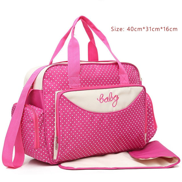 Multifunctional Baby Diaper bag Baby Care Nappy Bags Print baby stroller bags Mummy Maternity bag mom Travel handbag