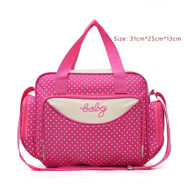 Multifunctional Baby Diaper bag Baby Care Nappy Bags Print baby stroller bags Mummy Maternity bag mom Travel handbag