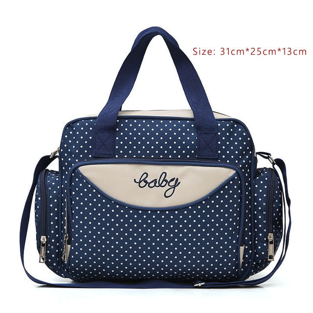 Multifunctional Baby Diaper bag Baby Care Nappy Bags Print baby stroller bags Mummy Maternity bag mom Travel handbag