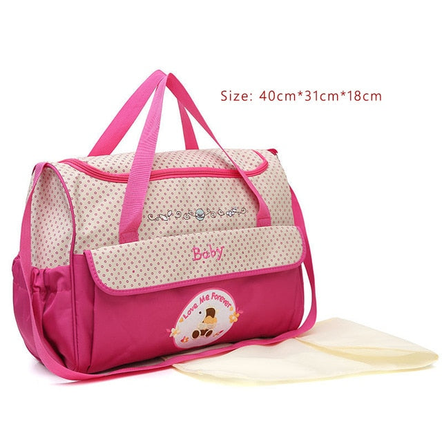 Multifunctional Baby Diaper bag Baby Care Nappy Bags Print baby stroller bags Mummy Maternity bag mom Travel handbag