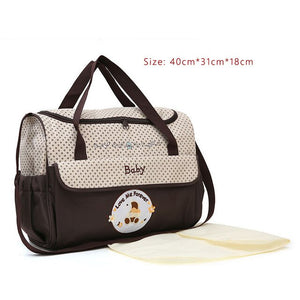 Multifunctional Baby Diaper bag Baby Care Nappy Bags Print baby stroller bags Mummy Maternity bag mom Travel handbag
