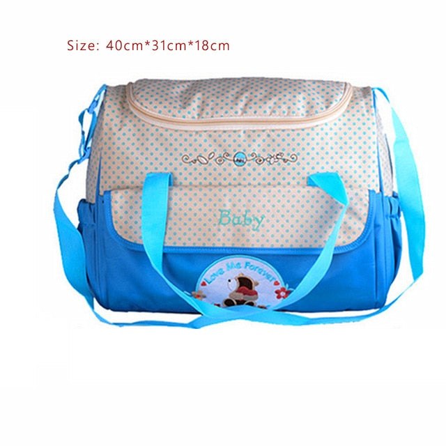 Multifunctional Baby Diaper bag Baby Care Nappy Bags Print baby stroller bags Mummy Maternity bag mom Travel handbag