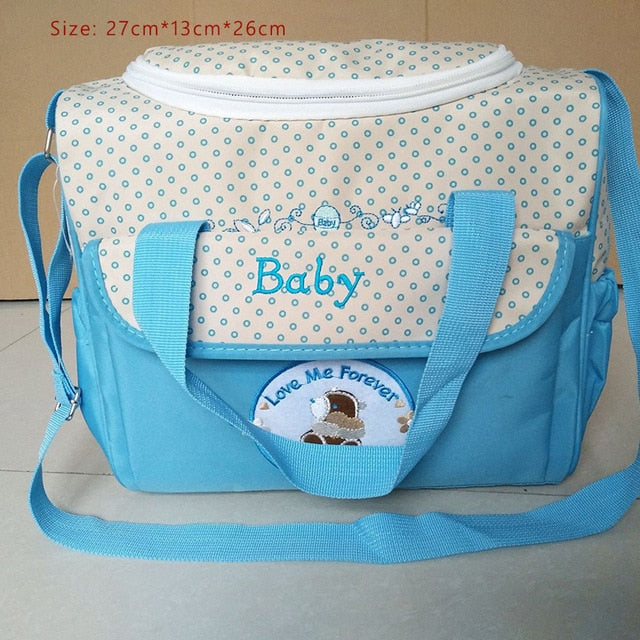 Multifunctional Baby Diaper bag Baby Care Nappy Bags Print baby stroller bags Mummy Maternity bag mom Travel handbag