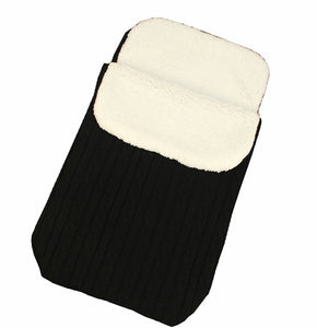 Infant Baby Knitted Warm Swaddle Sleeping Bag Thicken Blanket Fleece Thickness Autumn/winter Stroller Warm Wrap Blanket