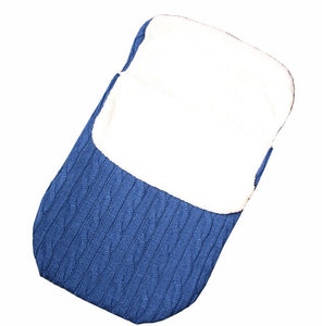 Infant Baby Knitted Warm Swaddle Sleeping Bag Thicken Blanket Fleece Thickness Autumn/winter Stroller Warm Wrap Blanket