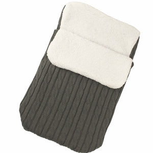 Infant Baby Knitted Warm Swaddle Sleeping Bag Thicken Blanket Fleece Thickness Autumn/winter Stroller Warm Wrap Blanket