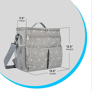 Baby Diaper Bags For Mom Backpack Fashion Star Maternity Bag Stroller Bag Multifunctional Nappy Bag For Mummy