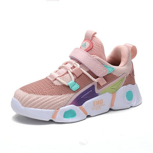 Unisex Children Shoes Comfortable Sneakers For Boy Breathable Fashion Outdoor Pink Girl's Shoes Tenis Infantil Size 27-38