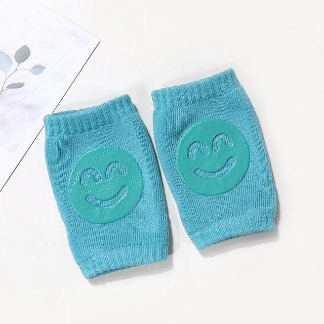 Kids Non Slip Crawling Elbow Infants Toddlers Baby Accessories Smile Knee Pads Protector Safety Kneepad Leg Warmer Girls Boys