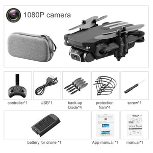 Protable Mini Drone 4K 1080P HD Camera WiFi Fpv Air Pressure Altitude Hold Foldable Quadcopter RC Drone Toy