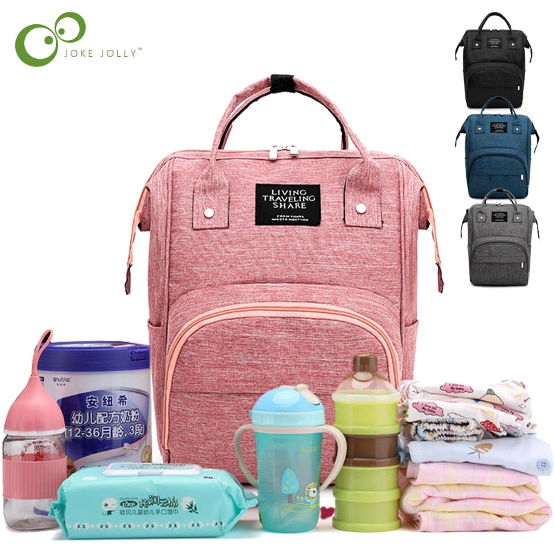 Large Capacity Baby Nappy Changing Diaper Mummy Bag Maternity Backpack Bags Mum Bag Stroller Baby Care Waterproof Backpack GYH