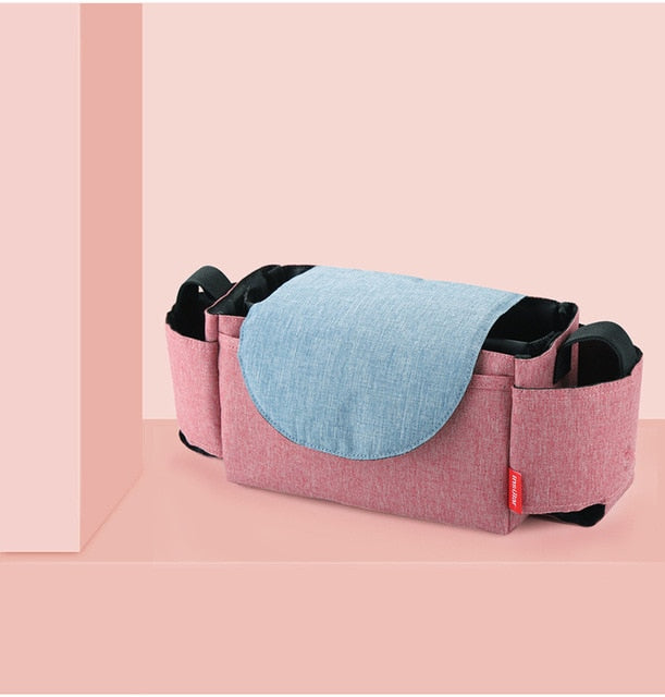 Baby Stroller Organizer Nappy Bag Hook Hanging Mummy Carriage Waterproof Bottle Bag Handbag Pram Cart Organizer Diaper Bag ZXH