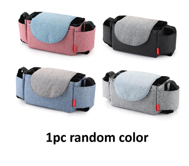 Baby Stroller Organizer Nappy Bag Hook Hanging Mummy Carriage Waterproof Bottle Bag Handbag Pram Cart Organizer Diaper Bag ZXH
