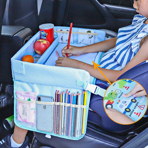 Baby Seat Tray Waterproof Table Car Seat Upgraded Multifunction Autos  Tray Storage Kids Toys Infant Holder Cartoon Baby Fence