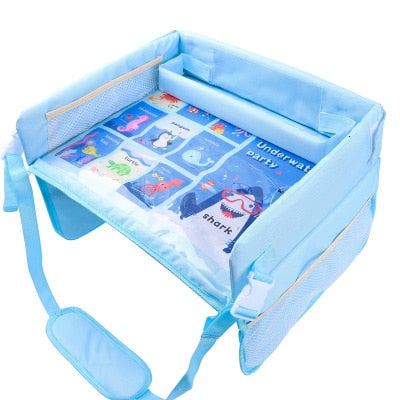 Baby Seat Tray Waterproof Table Car Seat Upgraded Multifunction Autos  Tray Storage Kids Toys Infant Holder Cartoon Baby Fence