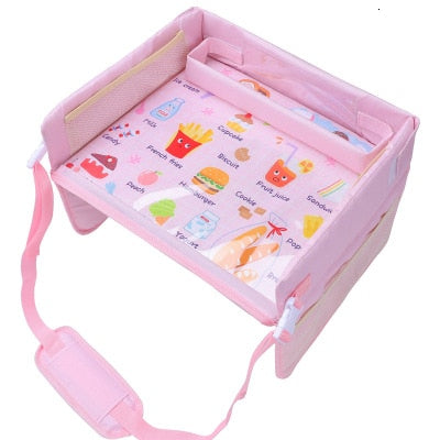 Baby Seat Tray Waterproof Table Car Seat Upgraded Multifunction Autos  Tray Storage Kids Toys Infant Holder Cartoon Baby Fence