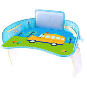 Baby Seat Tray Waterproof Table Car Seat Upgraded Multifunction Autos  Tray Storage Kids Toys Infant Holder Cartoon Baby Fence