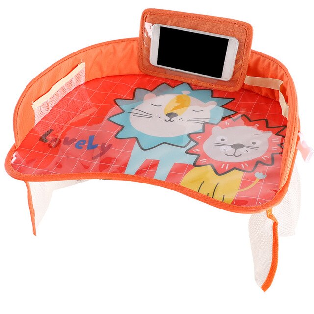 Baby Seat Tray Waterproof Table Car Seat Upgraded Multifunction Autos  Tray Storage Kids Toys Infant Holder Cartoon Baby Fence