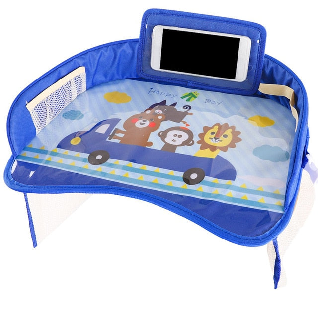 Baby Seat Tray Waterproof Table Car Seat Upgraded Multifunction Autos  Tray Storage Kids Toys Infant Holder Cartoon Baby Fence