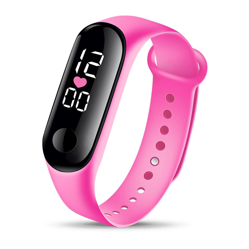 Fashion Bracelet Watch Children Watches Kids for Girls Boys Sport Electronic Wristwatch LED Digital Child Clock Student Watch