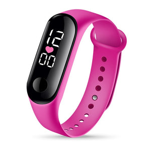 Fashion Bracelet Watch Children Watches Kids for Girls Boys Sport Electronic Wristwatch LED Digital Child Clock Student Watch