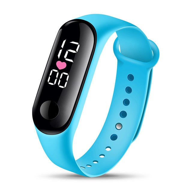 Fashion Bracelet Watch Children Watches Kids for Girls Boys Sport Electronic Wristwatch LED Digital Child Clock Student Watch